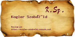 Kogler Szebáld névjegykártya
